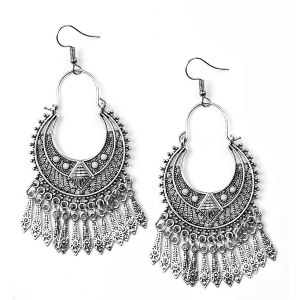 Boho Statement Earrings - Picture 2 of 2